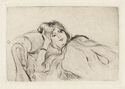 Jeune fille au Repos by Berthe Morisot