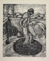 Pottery Maker from Toluca (from: Mexican Art - A Portfolio of  Mexican People and Places) by Isidoro Ocampo