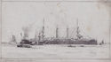 Amazonas off Gravesend by F. L. Blanchard