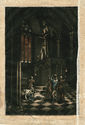Manfred Killing His Daughter Matilda at the Tomb of Allphonso:  from The Castle of Otranto (scene 2 of 14). by Random & Stainbank