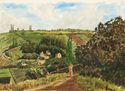 Jalais Hill - study of work by Camille Pissarro by Tom Cox