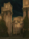 Columns and Rotunda, Palace of Fine Arts (at night) by Francis Joseph Bruguiere