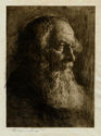 Koph Eines Alten Mannes (Head of an Old Man); aka Alter Mann by Hermann Struck