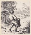 (Peasant with Heavy Basket) by David Deuchar