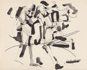 Untitled (study: grouped figures) by Salvatore Grippi