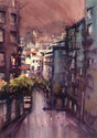 Untitled (city scene) by Camilo Huescar