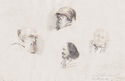 (Four portraits) by Unidentified