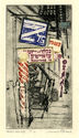 New York, East Side (V): Barber Shop by Max Pollak