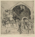 Paris: Les Halles by Max Pollak