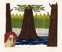 Wondering Through the Redwoods - from the Voices and Visions Fort Mason Printmakers portfolio by Ray Neher