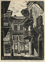 St. Peter Street from Pirates Alley - New Orleans by Charles Frederick Surendorf
