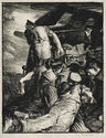 Making Sailors: The Gun - from The Great War: Britains Efforts and Ideals by Frank Brangwyn