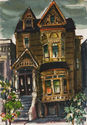 (San Francisco Victorian) by Marjorie Beryll Leach Stevens