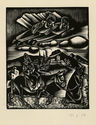 Flight into Egypt, from 10 Original Woodcuts of the New Testament by Pal C. Molnar