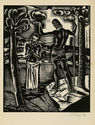 John the Baptist, from 10 Original Woodcuts of the New Testament by Pal C. Molnar