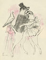 (Dancing dogs) from Le Cirque 14 lithographies de Verte by Marcel Vertes