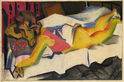 (Figure lounging on bed) by Joseph Marsh Sheridan