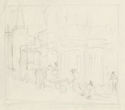 (Preparatory drawing - New Orleans) by Max Pollak