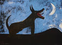 Perro De Luna (Moon Dog) - Proof from the Mexican Masters suite by Rufino Tamayo