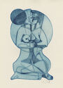 Les Deux Visages - pl. IV from Suite de XXIV Proverbs portfolio by Abram Krol