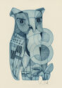 La Hibou - pl. VII from Suite de XXIV Proverbs portfolio by Abram Krol
