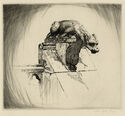 Notre Dame Gargoyle, Through Wind and Weather by John Taylor Arms