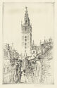 La Giralda, Seville by John Taylor Arms