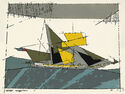 Toppsegelschoner (Top-sail schooner) - after Feininger by Lyonel Feininger