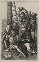 Lamentation of Christ (after Durer; Pl. 12, the Engraved Passion) by Charles Amand-Durand