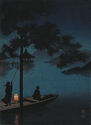 Lake Biwa - from Hasegawas Night Scenes series by Shoda Koho