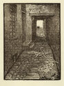 Vecchia Via DAnversa (Old Antwerp City Street) by Jan Claessens