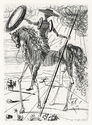 Don Quixote - from Cinq Portraits espangols by Salvador Dali