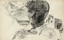 Untitled (portrait of a young man) by Pamela Boden
