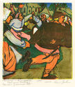 Homage a Breugels Peasant Dance, Garden Journal XII by Ann Zahn