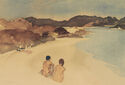 (Two nudes on a beach) by William Russell Flint