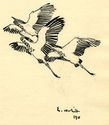 Storks by Ernst Ludvig Norlind