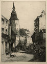 Dinan - Brittany by Louis Whirter