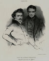 Tony Et Alfred Johannot, Lithographies dapres nature par Gigoux by Jean Gigoux