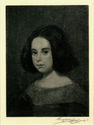 Portrait of a Spanish Girl   (after Velasquez) by Henry Wolf