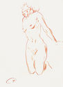 (Nude, kneeling-head turned right) by George William Eggers