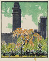 Madison Square by Gustave Baumann
