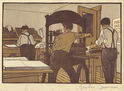 The Print Shop by Gustave Baumann