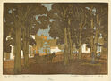The Courthouse Yard by Gustave Baumann