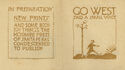 Go West Said a Small Voice, and He Did by Gustave Baumann
