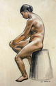 Model Seated (Samoa) by Dorr Bothwell