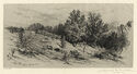 A Fallow Field - Etched from Nature, Montrose, Penna. by James David Smillie