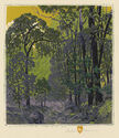Hillside Woods by Gustave Baumann