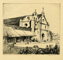 Our Lady Queen of Angels, El Pueblo de Los Angeles by Arthur Henry Thomas Millier
