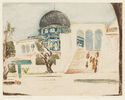 Jerusalem: Mosque of Omar [sic] (Dome of the Rock) by Max Pollak