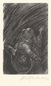 A Descent into the Maelstrom illustration for Tales of Edgar Allan Poe by Fritz Eichenberg